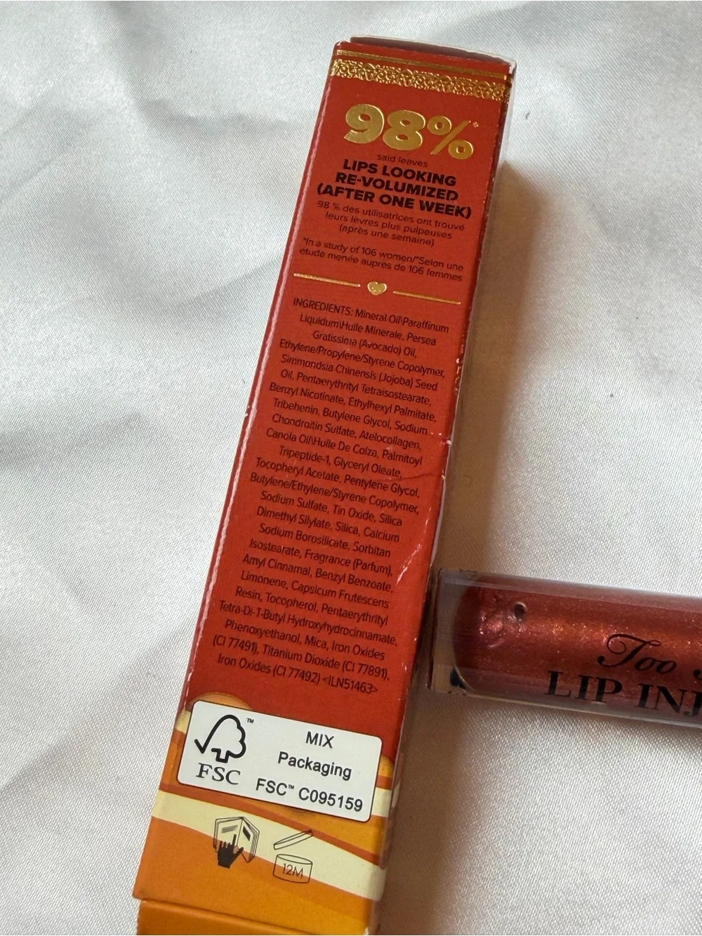 Too Faced Lip Injection Maximum Plump Lip Plumper Maple Syrup Pancakes 0.14 oz
